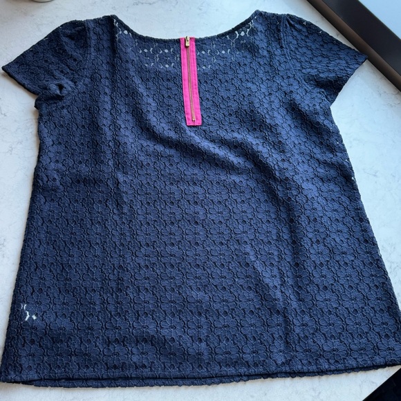 Lilly Pulitzer lace tee - Picture 2 of 3